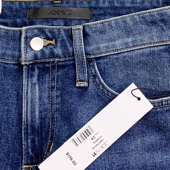 NWT Joes Jeans The Lara Mid Rise Cigarette Jeans in Scandal Medium Blue - Picture 7 of 10